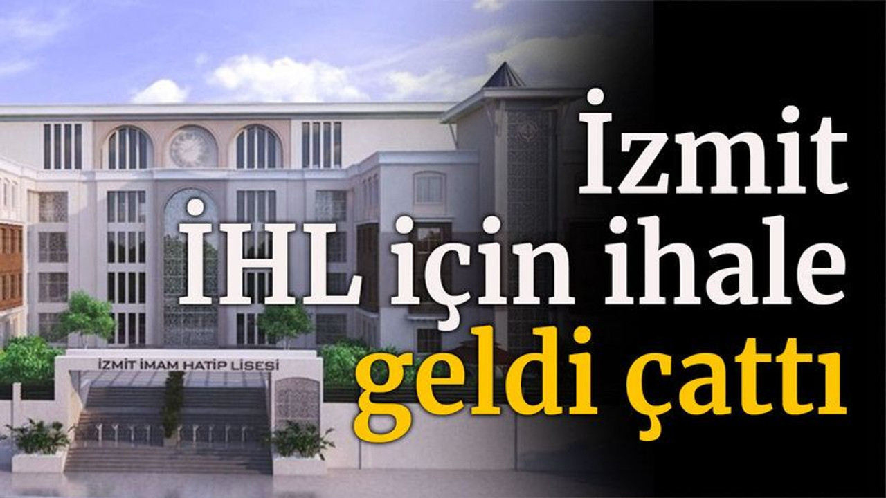 İzmit İHL için ihale geldi çattı